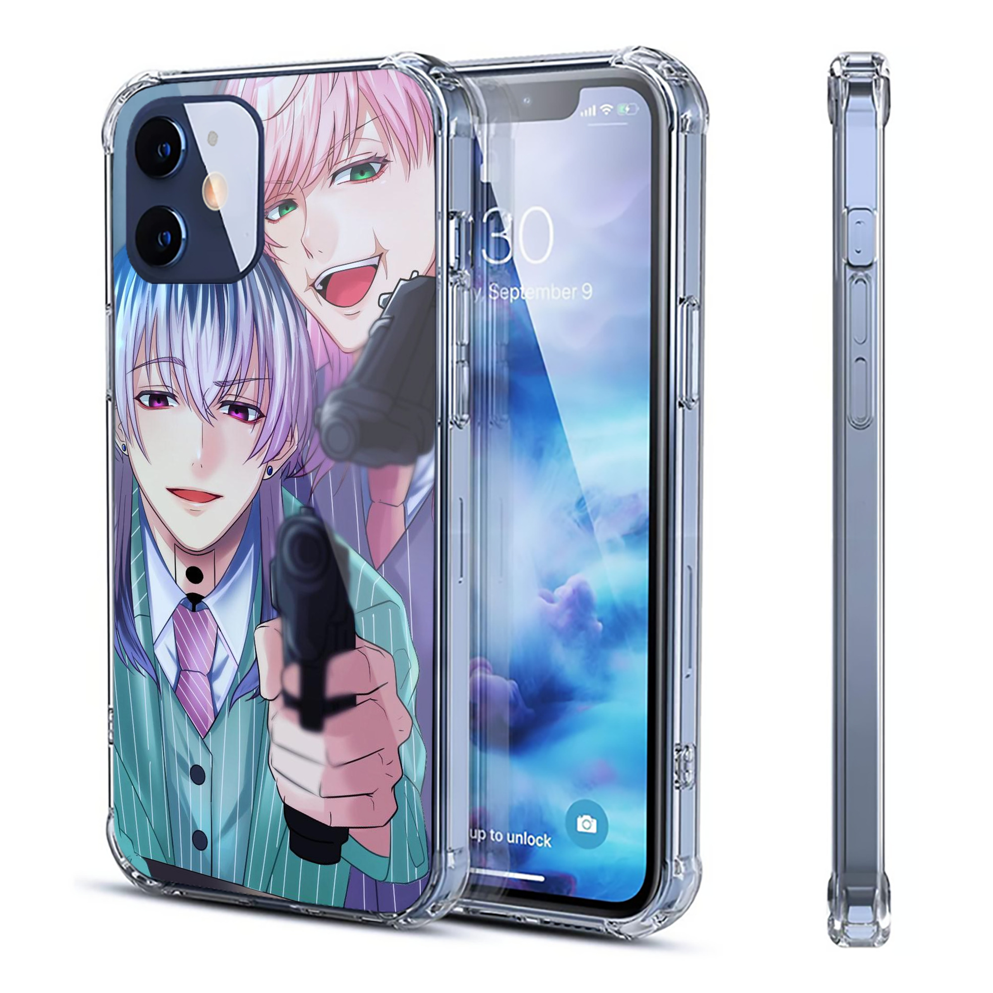 （画像用） 東京リベンジャーズ Tokyo Revengers 【iPhone 12シリーズ対応】透明スマホケース（クリアソフトケース）